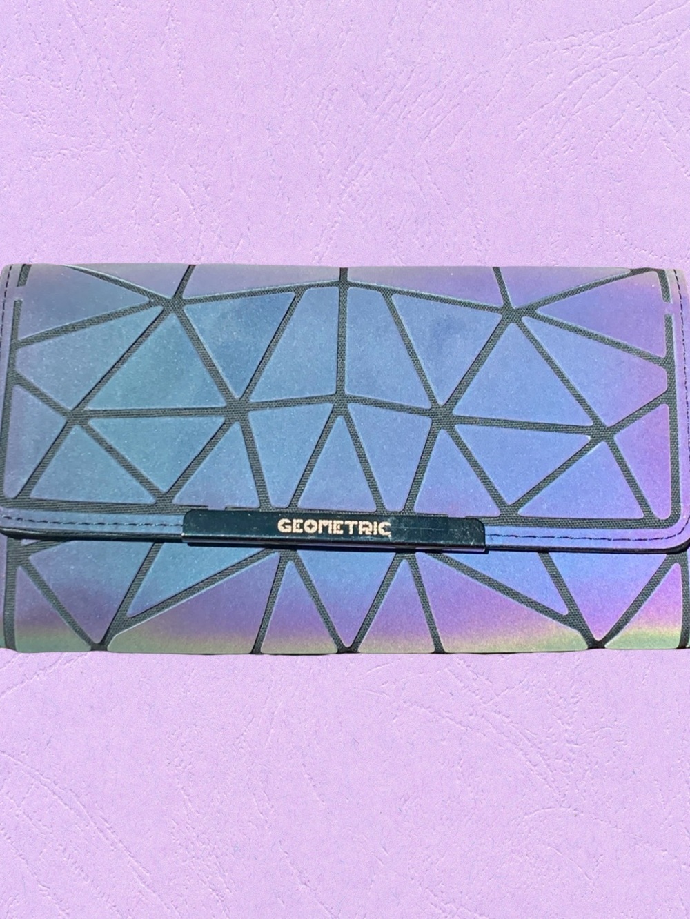 Boa Iridescent Clutch Wallet - Multicolor New